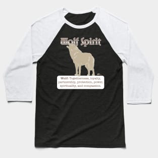 Spirit Animal-Wolf Baseball T-Shirt